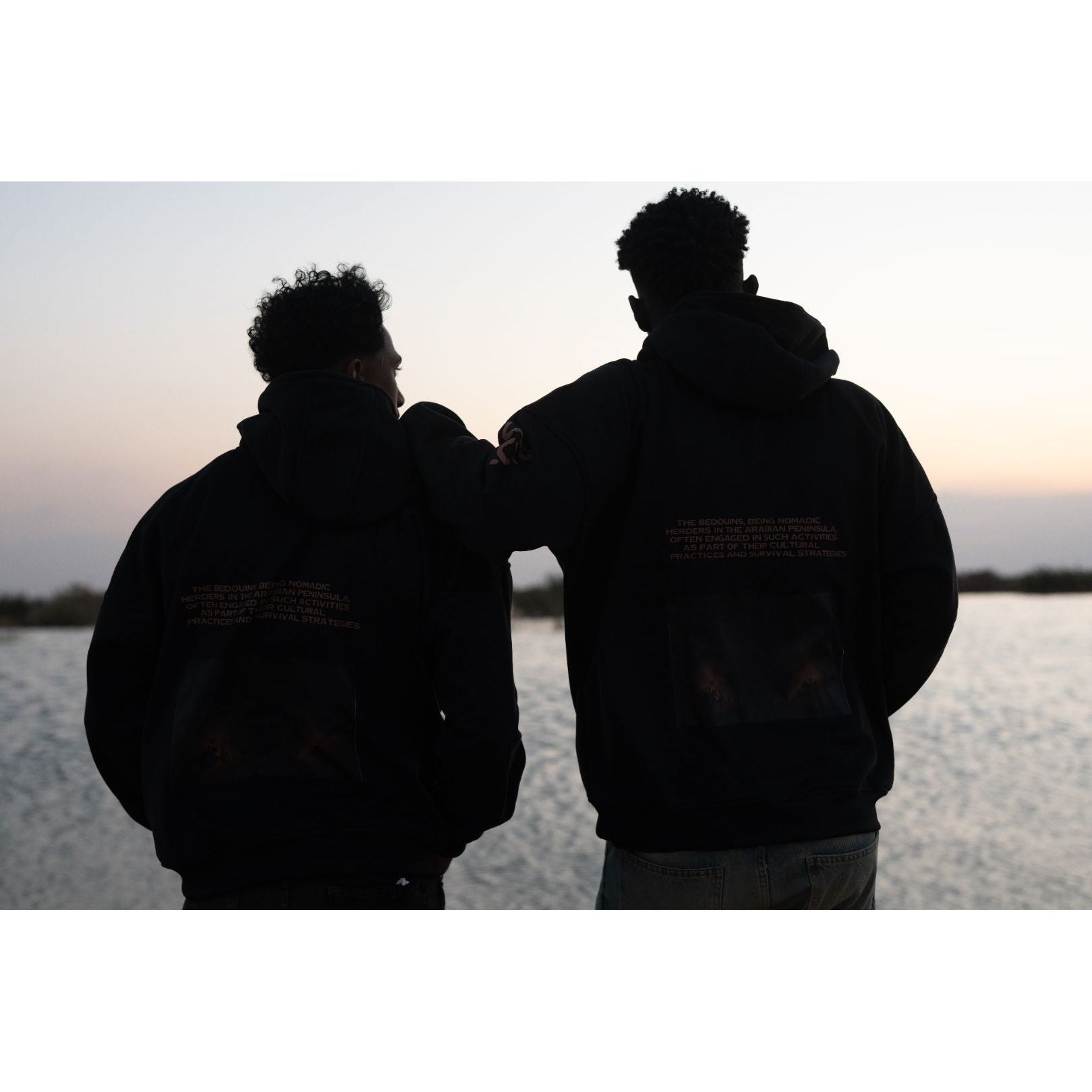 Nomad Armour-Sleeve-Cut Black Hoodie